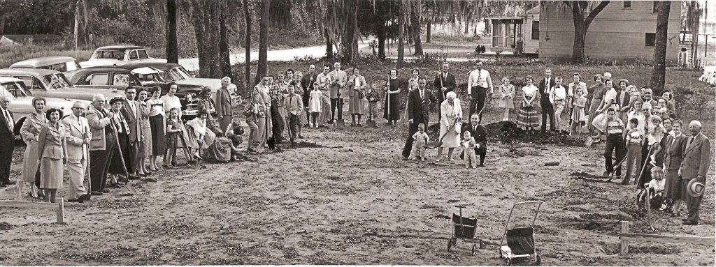 1954 Sanctuary Groundbreaking